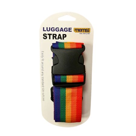 רצועת קשירה צבעונית למזוודה ממסי Memsi Luggage Strap