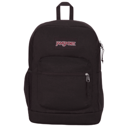 תיק גב ללימודים ג׳נספורט קרוסטאון שחור Jansport crosstown plus Black