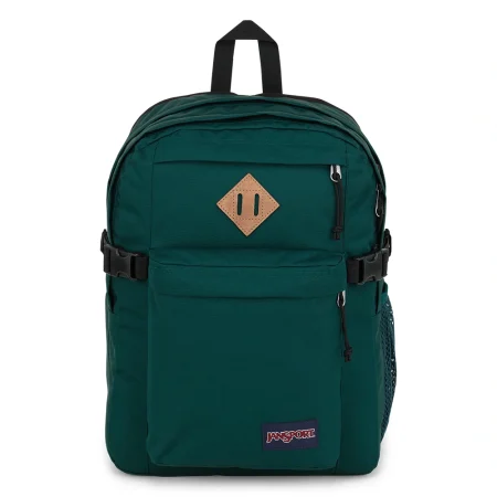 תיק גב ג'נספורט למחשב נייד 15" צבע ירוק כהה Jansport Main Campus Deep Juniper