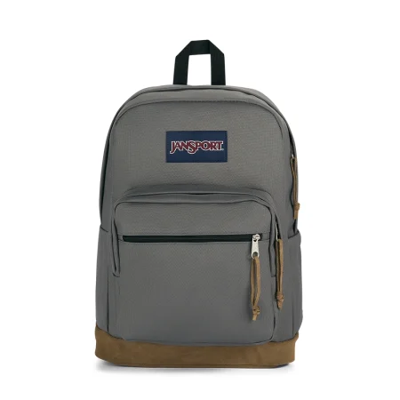 תיק גב ג׳נספורט לבית ספר ולמחשב נייד 15״ אפור Jansport Right Pack Graphite Grey
