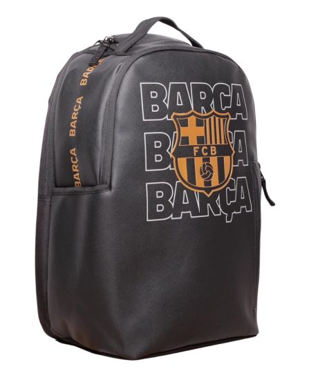 תיק גב לבית הספר ברצלונה שחור/זהב FC Barcelona