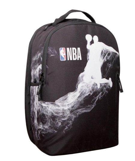 תיק גב לבית הספר שחור/לבן NBA Shade