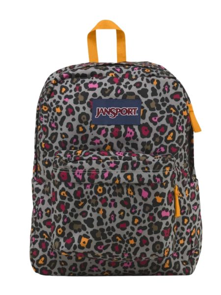 תיק גב ג'נספורט אפור מנומר Jansport SuperBreak multicolor