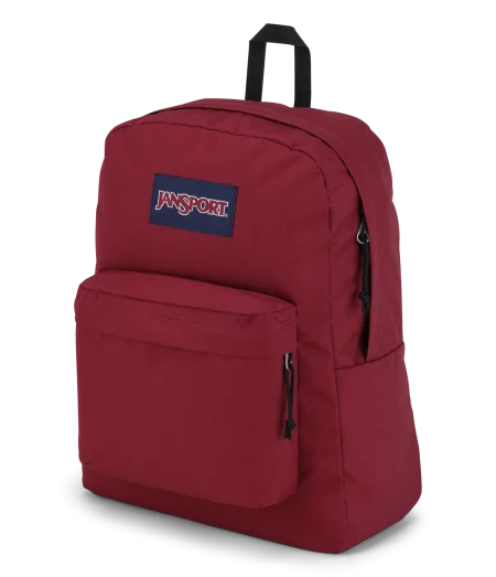 תיק גב ג׳נספורט סופרברייק פלוס צבע בורדו Jansport superbreak plus Russet Red