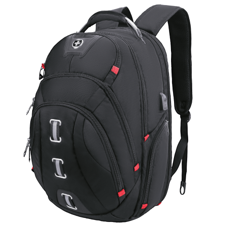 תיק גב פרימיום למחשב נייד 17" סוויס דיגיטל SWISS DIGITAL דגם Pixel 857