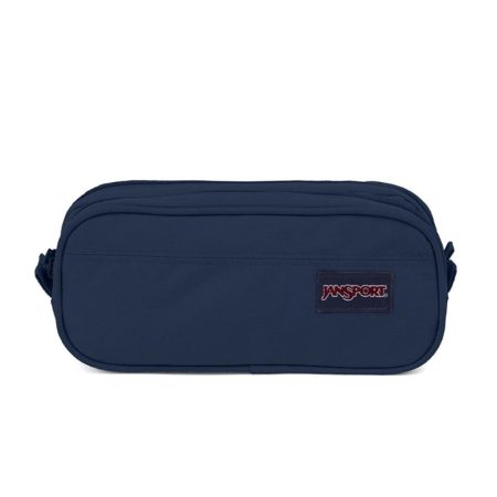 קלמר שני תאים של ג׳נספורט כחול נייבי JANSPORT Large Accessory Pouch
