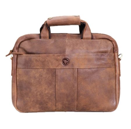 תיק עבודה יוקרתי מעור למחשב נייד 14״ עמנואל דגם סן דייגו Emanuel