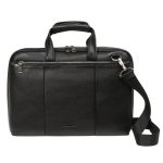 תיק עבודה יוקרתי מעור למחשב נייד עד 14״ עמנואל דגם ניקסון Emanuel