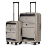 סט מזוודות קשיחות יוקרתיות 28״+20״ ETERNITY דגם TAMPA