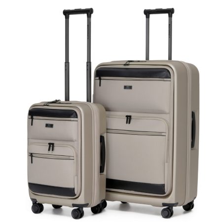 סט מזוודות קשיחות יוקרתיות 28״+20״ ETERNITY דגם TAMPA