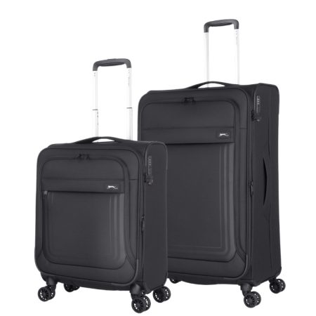 סט צמד מזוודות בד יוקרתיות 28״+20״ שלזינגר SLAZENGER ICON