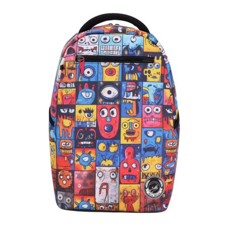 תיק גב מעוצב לנוער וללימודים KISS WHALE Emoticons