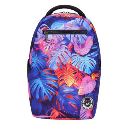 תיק גב מעוצב לנוער וללימודים KISS WHALE Tropical Rainforest