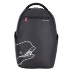 תיק גב מעוצב לנוער וללימודים KISS WHALE White Whale - Black Edition