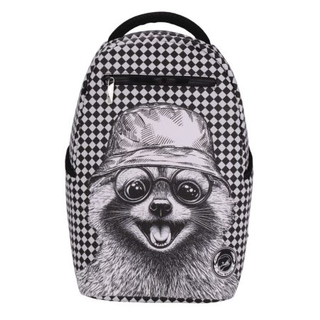 תיק גב מעוצב לנוער וללימודים KISS WHALE Raccoon